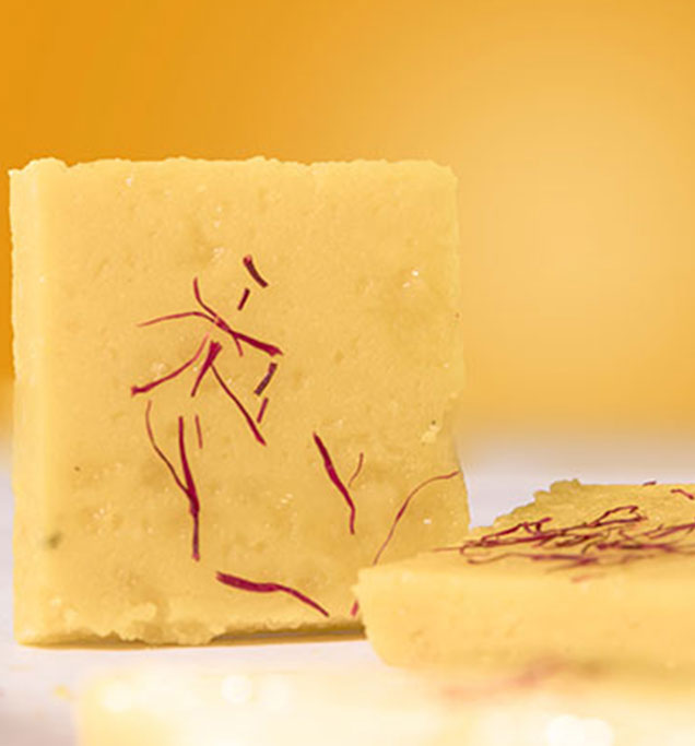 Kesar Mundri Burfi